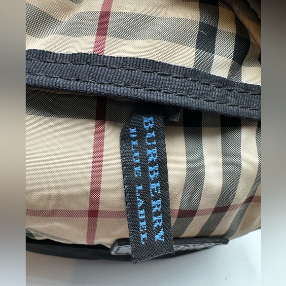 Burberry Blue Label -Authentic-Bumb / Waist Bag / Belt Bag Large - Picture 8 of 16